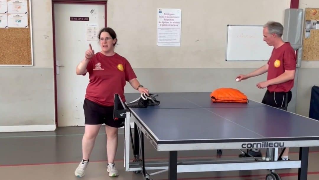 Les métiers du ping…le témoignage d’Alexandra, entraîneure au Ping Saint Paulais Pays de Cocagne