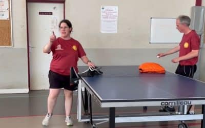 Les métiers du ping…le témoignage d’Alexandra, entraîneure au Ping Saint Paulais Pays de Cocagne