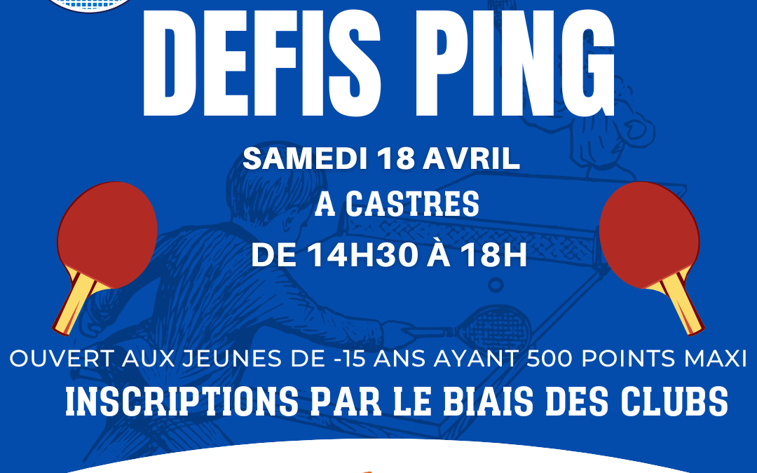 3e Défis Ping