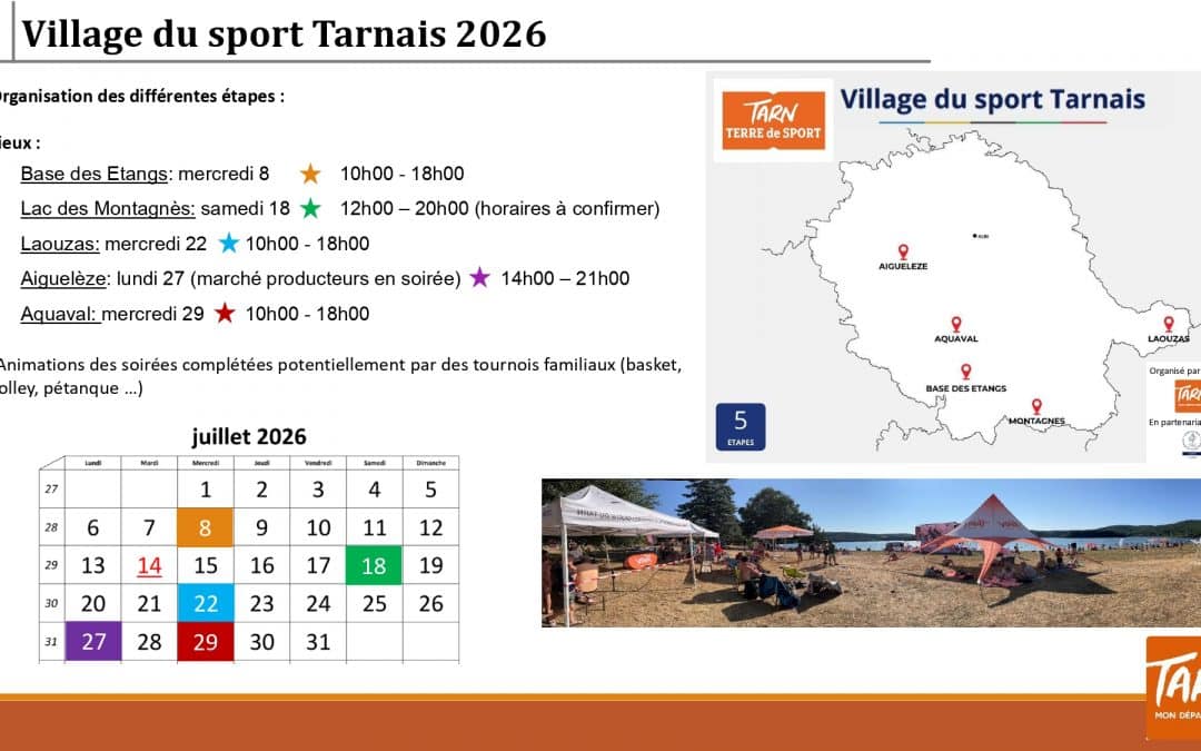 VILLAGE DU SPORT TARNAIS 2026