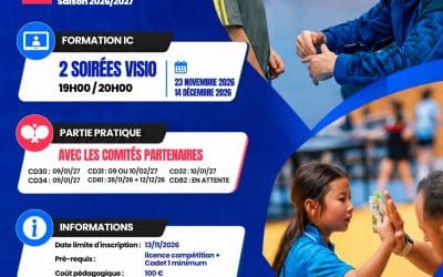 FORMATION INITIATEUR DE CLUB 2026